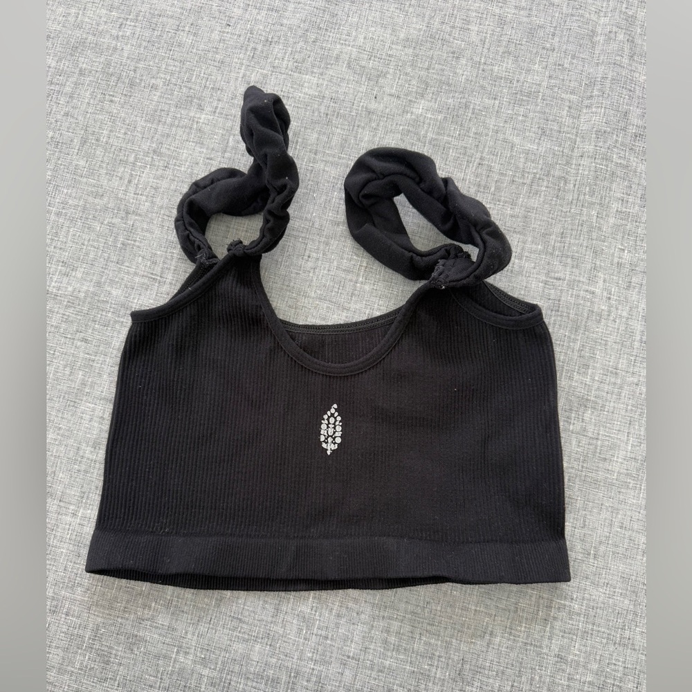 FP Movement Crop Bralette with Ruffled Straps